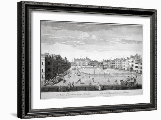 Leicester Square, Westminster, London, C1753-John Maurer-Framed Giclee Print