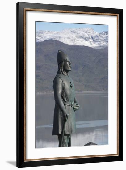 Leif Erikson statue at Brattahlid, Qassiarsuk, Tunulliarfik, Greenland-Cindy Miller Hopkins-Framed Photographic Print