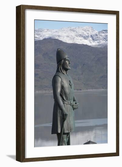 Leif Erikson statue at Brattahlid, Qassiarsuk, Tunulliarfik, Greenland-Cindy Miller Hopkins-Framed Photographic Print