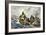 Leif Erikssen Off the Coast of Vineland in a Viking Landing Boat-null-Framed Giclee Print