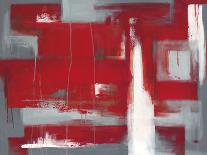 Red Abstract-Leigh Banks-Mounted Art Print