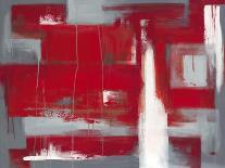 Red Abstract-Leigh Banks-Mounted Art Print