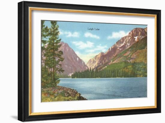 Leigh Lake, Grand Teton-null-Framed Premium Giclee Print