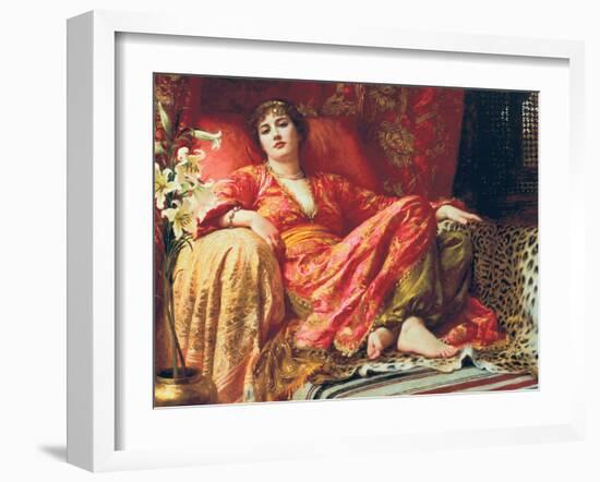 Leila, 1892-Frank Bernard Dicksee-Framed Art Print