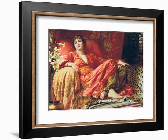 Leila, 1892-Frank Bernard Dicksee-Framed Art Print