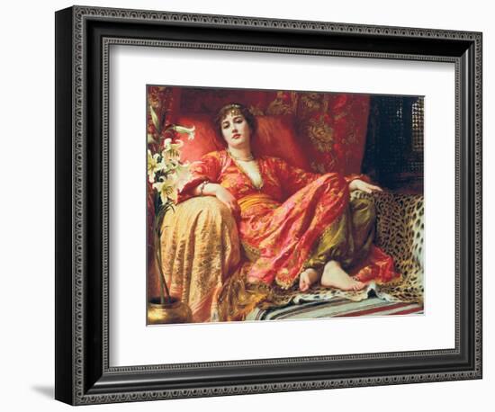 Leila, 1892-Frank Bernard Dicksee-Framed Art Print