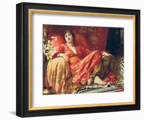 Leila, 1892-Frank Bernard Dicksee-Framed Art Print