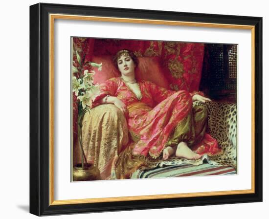 Leila, 1892-Frank Bernard Dicksee-Framed Premium Giclee Print