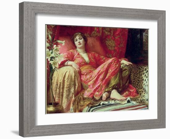 Leila, 1892-Frank Bernard Dicksee-Framed Giclee Print