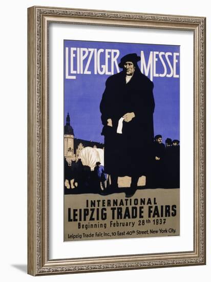 Leipziger Messe Trade Fair Poster-null-Framed Giclee Print