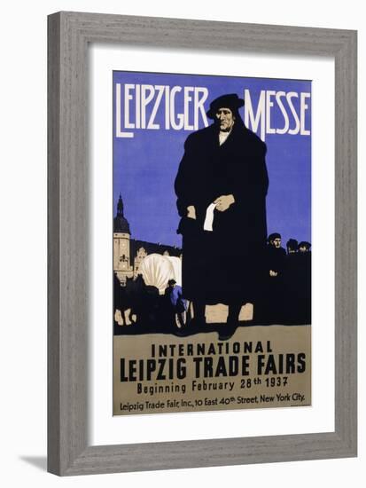 Leipziger Messe Trade Fair Poster-null-Framed Giclee Print