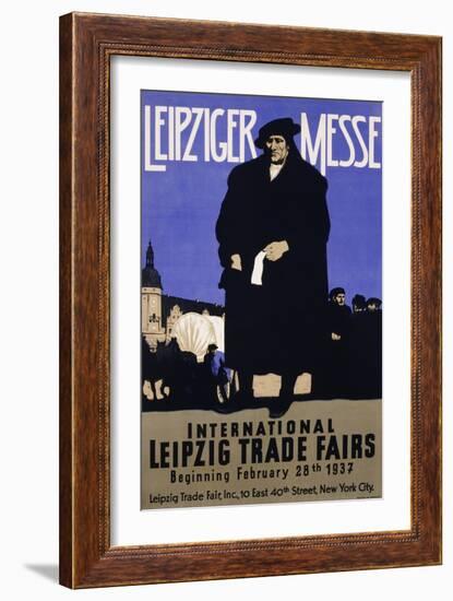 Leipziger Messe Trade Fair Poster-null-Framed Giclee Print