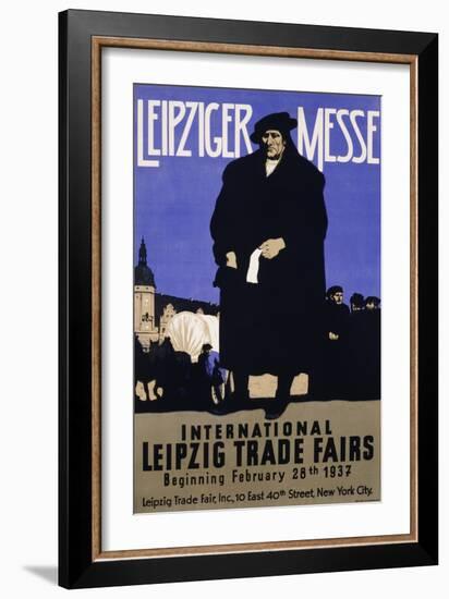 Leipziger Messe Trade Fair Poster-null-Framed Giclee Print