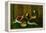 Leisure Hours-John Everett Millais-Framed Stretched Canvas