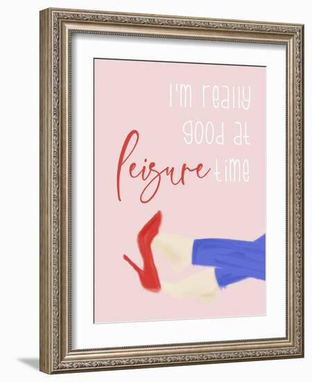 Leisure Time-Anna Quach-Framed Art Print