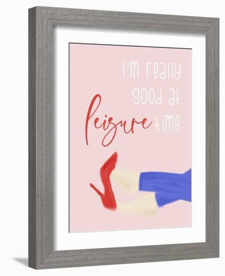 Leisure Time-Anna Quach-Framed Art Print