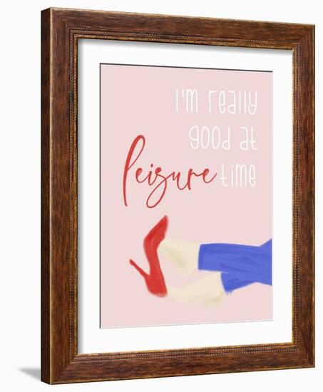 Leisure Time-Anna Quach-Framed Art Print