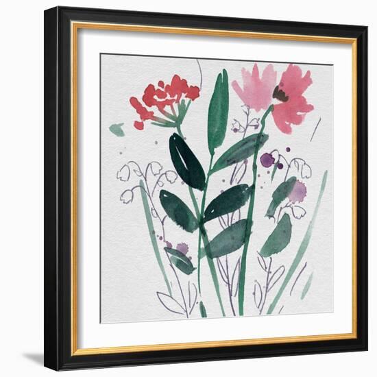 Leisurely Life III-Melissa Wang-Framed Art Print