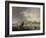 Leith and Edinburgh from the Firth of Forth, 1847-John Wilson Carmichael-Framed Giclee Print