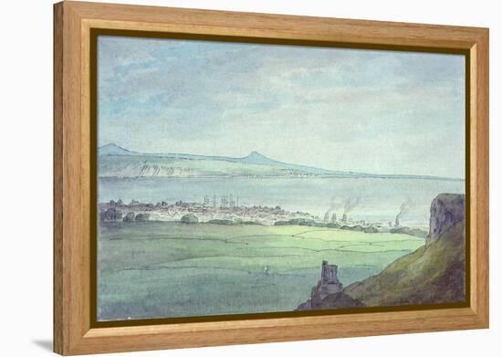 Leith, with Kirkaldy on the Coast of Fifeshire-John White Abbott-Framed Premier Image Canvas