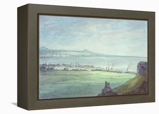 Leith, with Kirkaldy on the Coast of Fifeshire-John White Abbott-Framed Premier Image Canvas