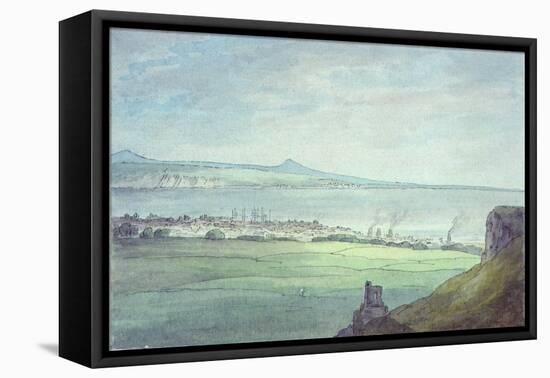 Leith, with Kirkaldy on the Coast of Fifeshire-John White Abbott-Framed Premier Image Canvas