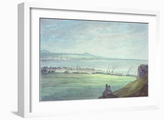 Leith, with Kirkaldy on the Coast of Fifeshire-John White Abbott-Framed Giclee Print