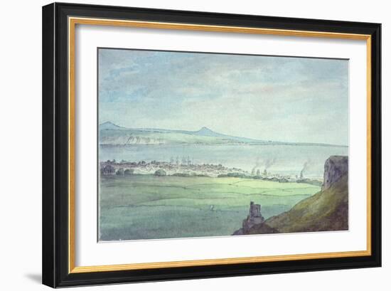 Leith, with Kirkaldy on the Coast of Fifeshire-John White Abbott-Framed Giclee Print