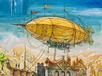 Dirigible-Leks-Stretched Canvas