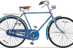Old Style Retro Bicycle-Leks-Art Print