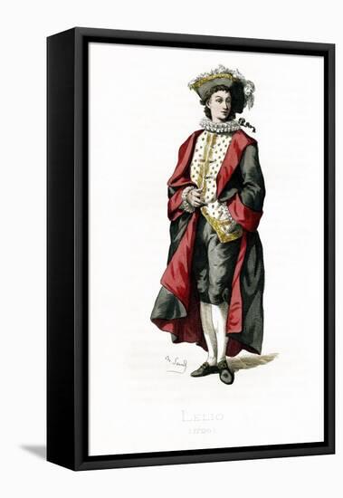 Lelio costume dated 1726-Maurice Sand-Framed Premier Image Canvas