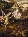 St Michael Subduing Satan and Weighing the Souls of the Dead, C. 1540 - 1549-Lelio Orsi da Novellara-Premier Image Canvas