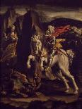 St George and Dragon, 1565-1570-Lelio Orsi-Mounted Giclee Print