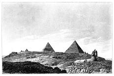 The Pyramids and Sphinx, Giza, Egypt, 19th Century-Lemaitre-Framed Giclee Print