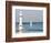 Leman Lake Lighthouse, Lake Geneva, Geneva, Switzerland, Europe-Godong-Framed Photographic Print