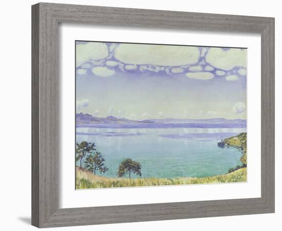 Leman Lake Seen from Chexbre-Ferdinand Hodler-Framed Giclee Print