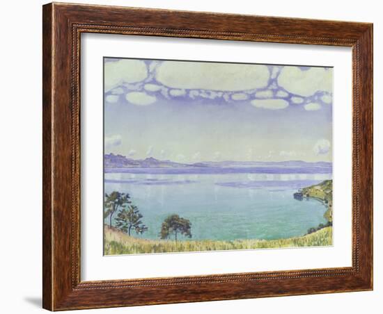 Leman Lake Seen from Chexbre-Ferdinand Hodler-Framed Giclee Print