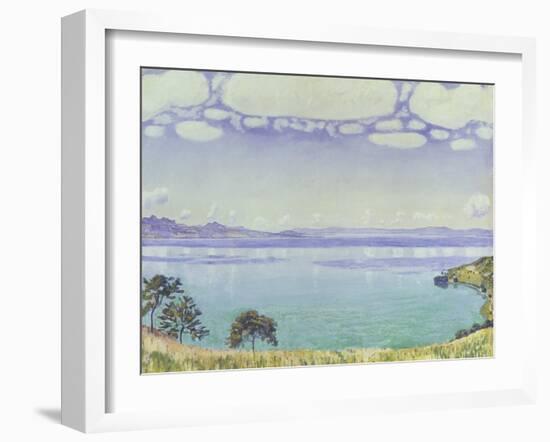 Leman Lake Seen from Chexbre-Ferdinand Hodler-Framed Giclee Print