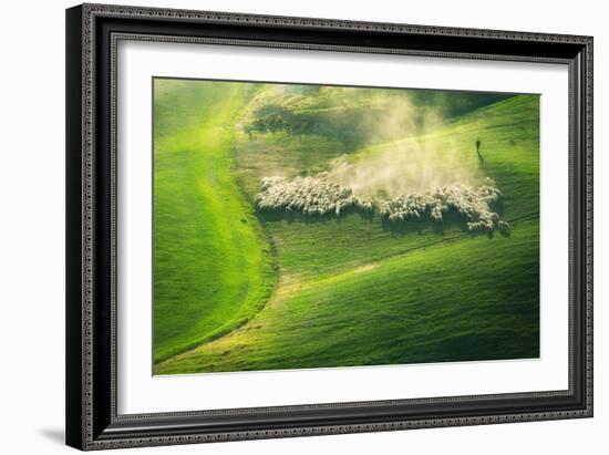 Lemming Like Rush-Marcin Sobas-Framed Photographic Print