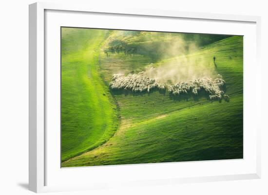 Lemming Like Rush-Marcin Sobas-Framed Photographic Print