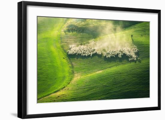 Lemming Like Rush-Marcin Sobas-Framed Photographic Print