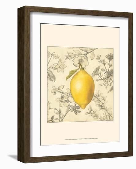 Lemon and Botanicals-Megan Meagher-Framed Art Print