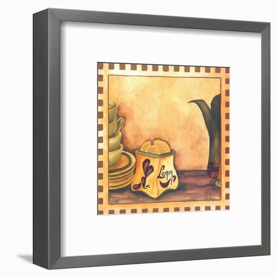 Lemon And Cups-Urpina-Framed Art Print