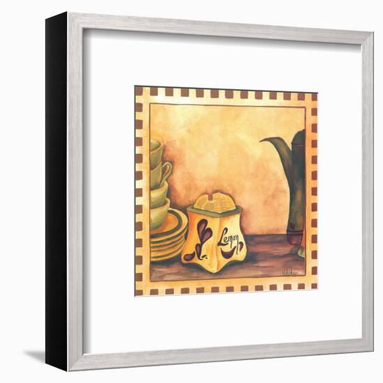 Lemon And Cups-Urpina-Framed Art Print