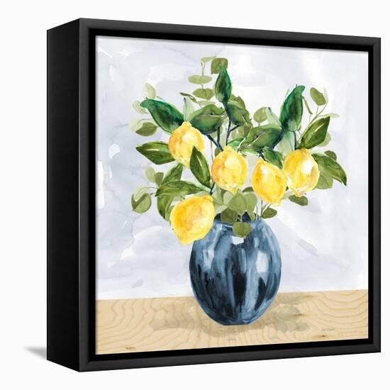 Lemon Bouquet-Carol Robinson-Framed Stretched Canvas