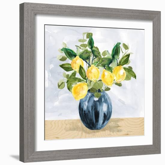 Lemon Bouquet-Carol Robinson-Framed Art Print