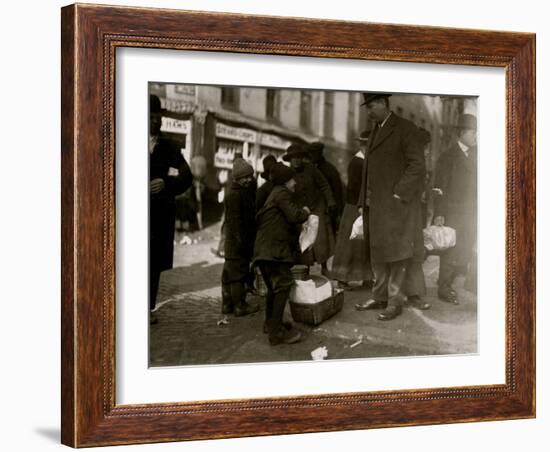 Lemon Boy-Lewis Wickes Hine-Framed Photo