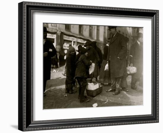 Lemon Boy-Lewis Wickes Hine-Framed Photo