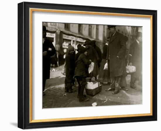 Lemon Boy-Lewis Wickes Hine-Framed Photo