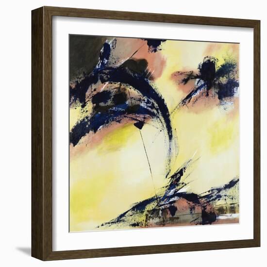 Lemon Burst-Brent Abe-Framed Giclee Print